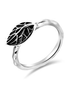 Leafy Silver Ring NSR-453